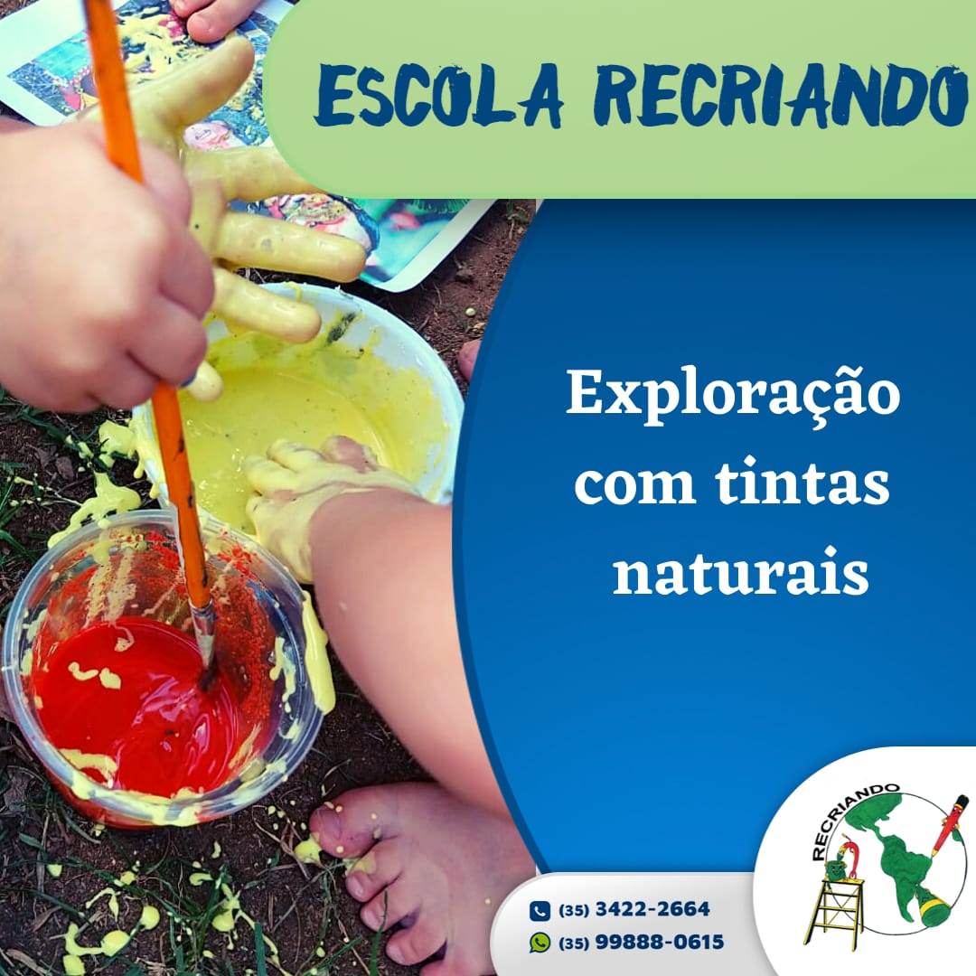 Explora O De Tintas Naturais Escola Recriando